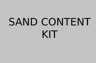 Sand Content Kit